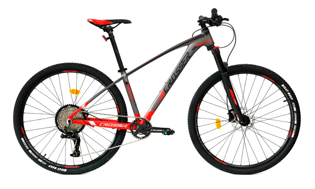Фотография Велосипед Crosser X880 1х12 29" размер L рама 19 2021 Серо-красный